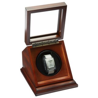 Bombay Company Mahogany Single Watch Winder Case