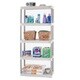 Plano Molding 5 Shelf Shelving Unit 34.25-inchx 14.25-inch Tan