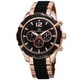 Joshua & Sons Men's Swiss Quartz Multifunction Dual-Time Bracelet Watch
