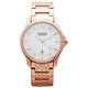 Coach Men's 14601259 Oversized Round Rose Gold-tone Stainless Steel Bracelet Watch