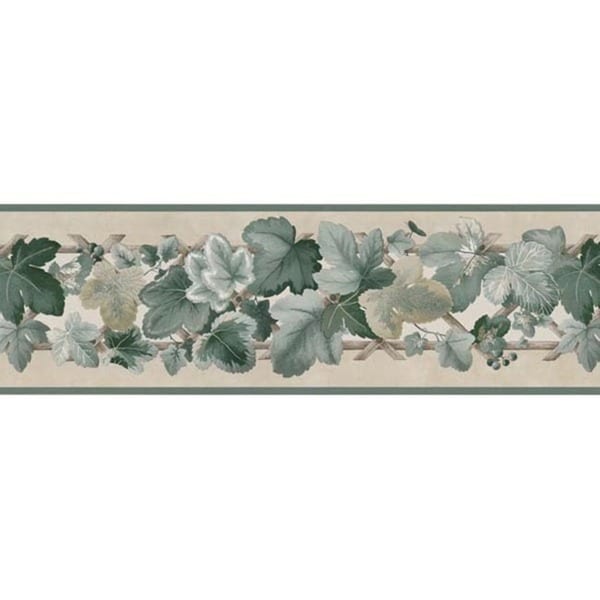 Green Ivy Wallpaper Border - 17619923 - Overstock.com Shopping - Top