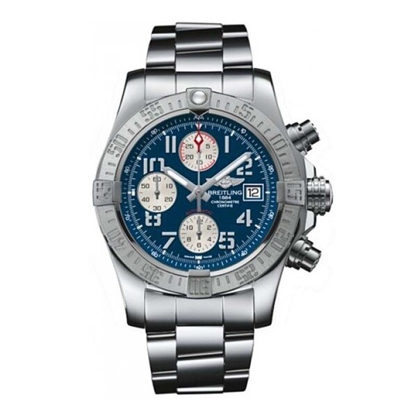 Men's Breitling Avenger II Blue Dial Chronograph Watch