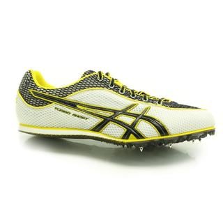 ASICS G003N 0190 Mens Turbo Ghost 3 Track Spikes White/ Black/ Yellow