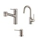 Kraus Mateo Pull Out Kitchen Faucet with Bar/Prep Faucet