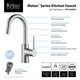 Kraus Mateo Pull Out Kitchen Faucet with Bar/Prep Faucet