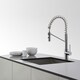 Kraus Mateo Commercial Style Kitchen Faucet w Bar/Prep Faucet