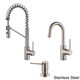 Kraus Mateo Commercial Style Kitchen Faucet w Bar/Prep Faucet