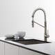 Kraus Mateo Commercial Style Kitchen Faucet w Bar/Prep Faucet