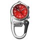 Dakota Unisex Red Dial Mini Clip Microlight Clock
