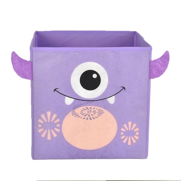 Nuby Purple Monster Folding Storage Bin