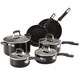 Guy Fieri Nonstick 10pc Cookware Set  Black
