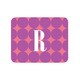 Purple Polka Dots Personalized Mouse Pad