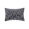 Ink+Ivy Thea Embroidered Cotton Oblong Pillow