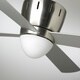 Emerson Wyatt 48-inch Brushed Steel Modern Ceiling Fan