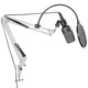 Dragonpad White Microphone Scissor Arm Stand