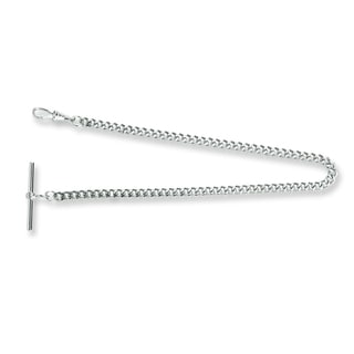 Charles Hubert Stnlss Stl Bar End Pocket Watch Chain