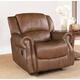Abbyson Living Calabasas 3-piece Mesa Camel Reclining Sofa Set