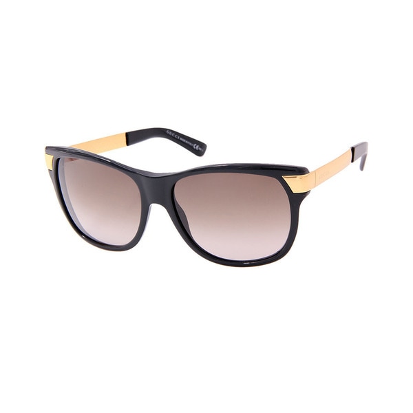 Gucci GG 3611/S Brown Gradient Lenses Black / Gold Frame ...