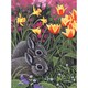 Junior Small Paint By Number Kit 8.75inX11.75inSpring Bunnies