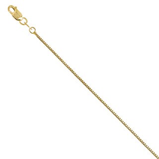 14k Yellow Gold 18-inch Box Chain