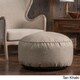 Christopher Knight Home Hendrix Round Fabric Pouf Ottoman
