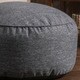 Christopher Knight Home Hendrix Round Fabric Pouf Ottoman