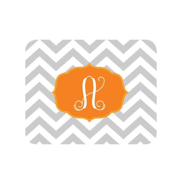 Chevron Initial Personalized Mouse Pad
