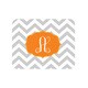 Chevron Initial Personalized Mouse Pad