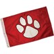 Paw Print Flag 12inX18in