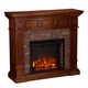 Upton Home Reese Simulated Stone Convertible Electric Fireplace