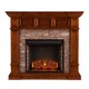 Upton Home Reese Simulated Stone Convertible Electric Fireplace