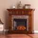 Upton Home Reese Simulated Stone Convertible Electric Fireplace