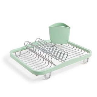 tilted dish rack