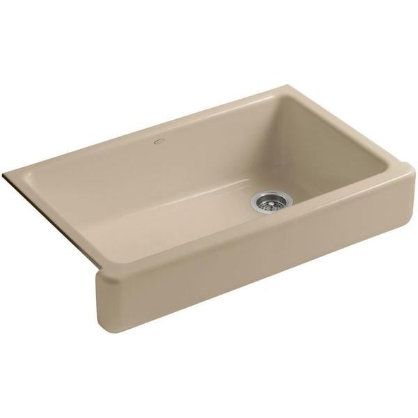 ... Undermount Cast Iron 29-1/2 inch 0-Hole Single Bowl Kitchen Sink in