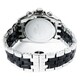 Oniss Men's ON4220-M/BK Mens Sporty Stainless Steel and Ceramic Design Timepiece