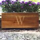 Personalized Wooden Wine Trough