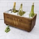 Personalized Wooden Wine Trough