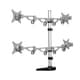 Fleximounts 10 to 27-inch Quad LCD Monitor Stand Desk Mount