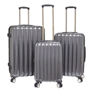 Traveler's Club Nova 3-Piece Hardside Expandable Double-Spinner Luggage Set