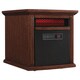 Duraflame 9HM9273-W500 Walnut Brown Livingston Portable Electric Infrared Quartz Heater