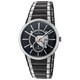 EDOX Men's ED-72011 357N NIN Black and Silvertone Watch