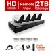 LaView 8 Channel 1080p IP True PoE NVR with 2TB HDD, (4) 1080p IP Full Motion Night Vision Cameras, and Remote View App