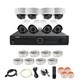 LaView 8 Channel 1080p IP True PoE NVR with 3TB HDD (4) Dome, (4) Bullet 1080p IP Full Motion Night Vision Cameras, and App