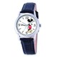 Disney Women's Black Leather Strap Mickey Mouse Watch