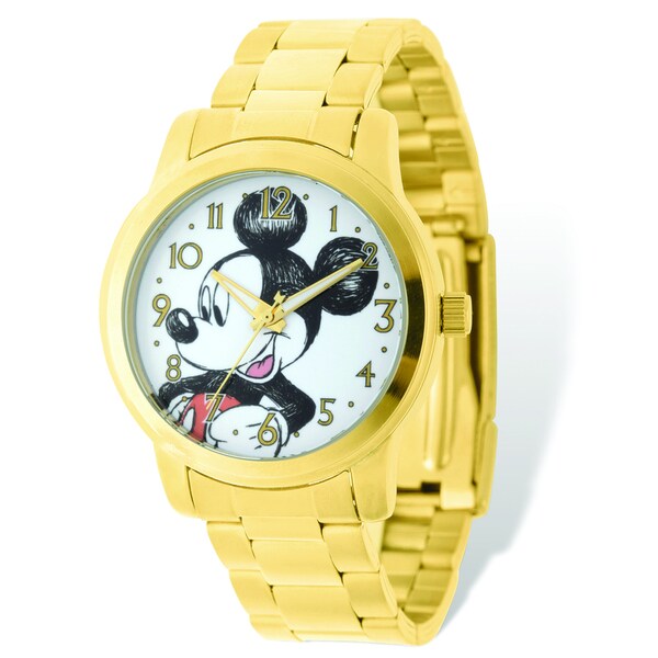 Disney Women's Mickey Mouse Goldtone Watch