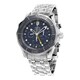 Omega Men's 212.30.44.52.03.001 'Seamaster Diver 300' Blue Dial Chronograph GMT Stainless Steel Swiss Automatic Watch