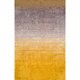nuLOOM Handmade Soft and Plush Ombre Shag Yellow Rug (9' x 12') (As Is Item)