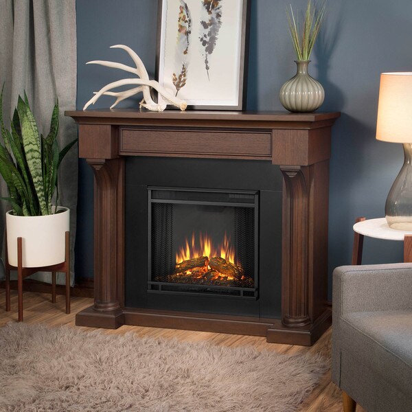 Real Flame Verona Chestnut Oak Electric Fireplace