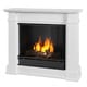 Real Flame Devin White Gel Fuel Fireplace