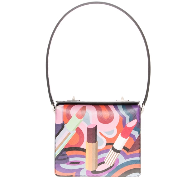 prada backpack sale - Prada Saffiano Lipstick-Print Shoulder Bag - 17664161 - Overstock ...